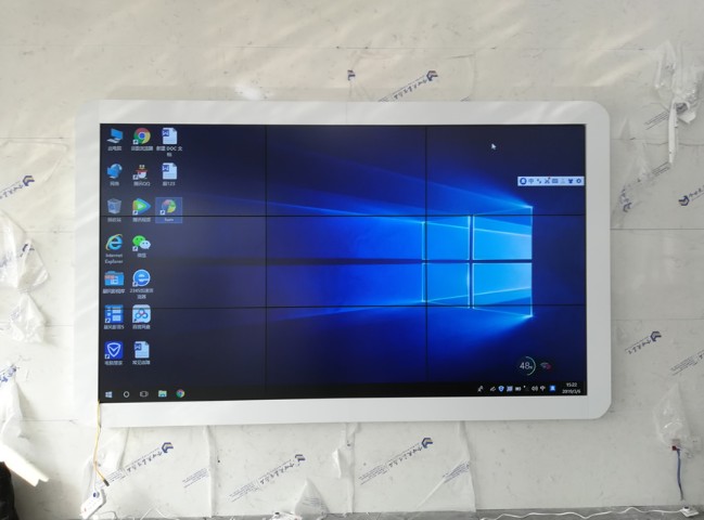 愛普樂液晶拼接屏進駐西平縣農(nóng)商銀行