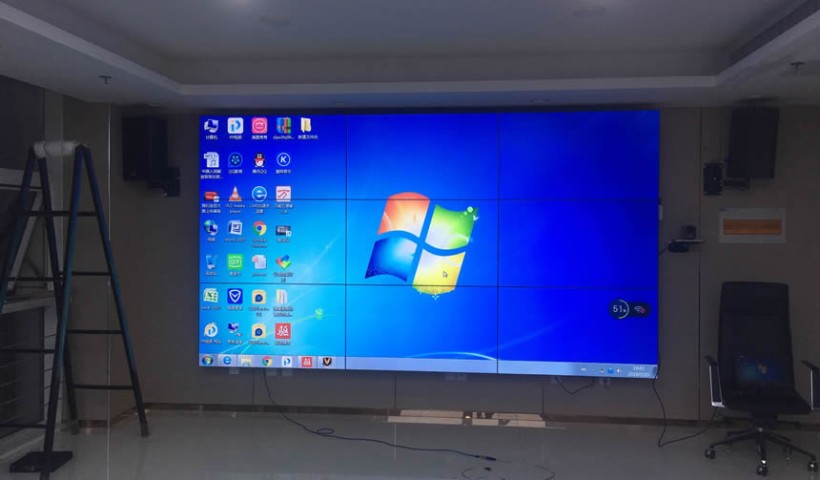 愛普樂液晶拼接屏進駐臨清農(nóng)商銀行