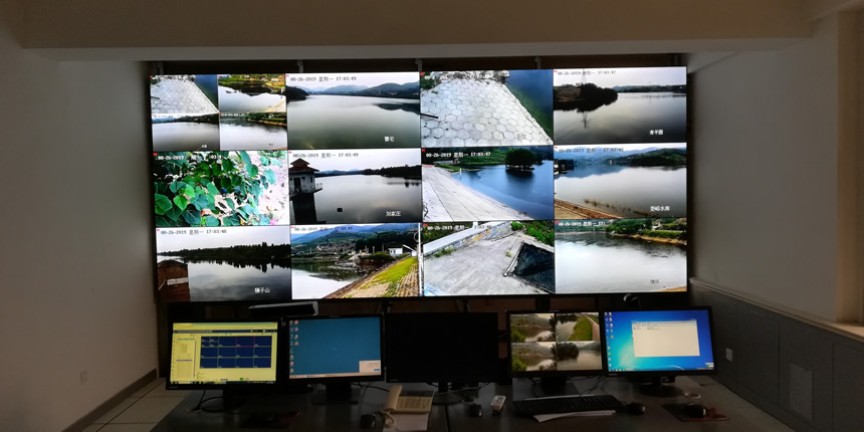 淄博水務(wù)局55寸3.5mm液晶拼接屏