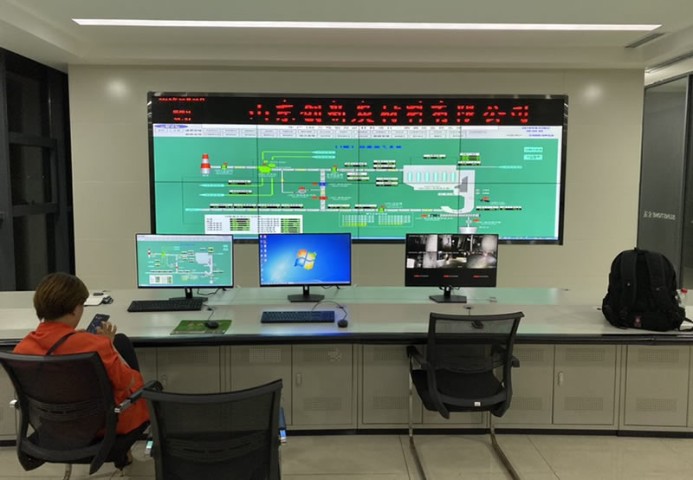 愛普樂55寸液晶拼接屏進駐濰坊市中國聯(lián)通某網點