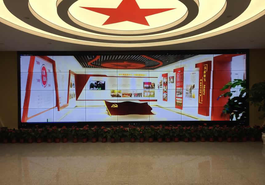 大型舞臺(tái)安裝LED全彩屏好還是液晶拼接屏好？