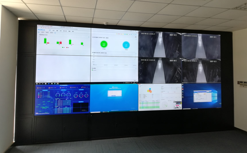 55寸液晶拼接屏進(jìn)駐山東黃三角物聯(lián)網(wǎng)產(chǎn)業(yè)園