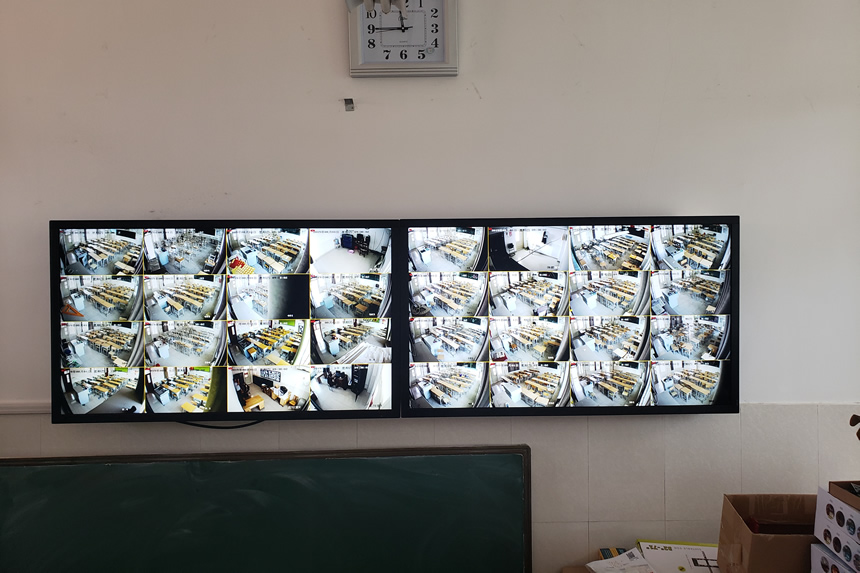 濟(jì)南育秀中學(xué)液晶監(jiān)視器案例