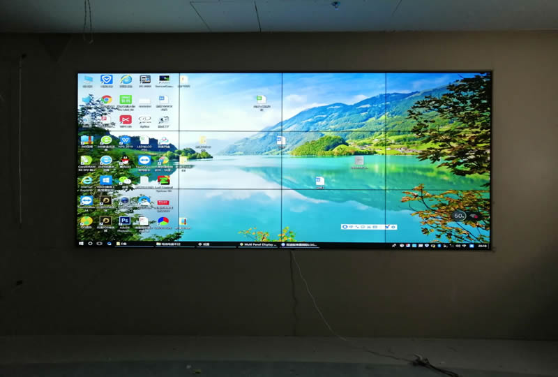 新疆庫爾勒國家電網(wǎng)液晶拼接屏案例