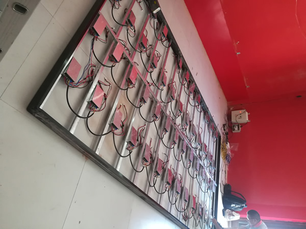 鄒城市某保安服務(wù)公司LED顯示屏案例